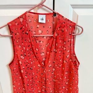 Cabi Sleeveless Button Up Blouse